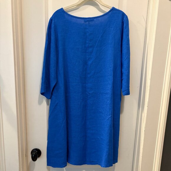 Bryn Walker Linen Dress with Pockets - Picture 3 of 7